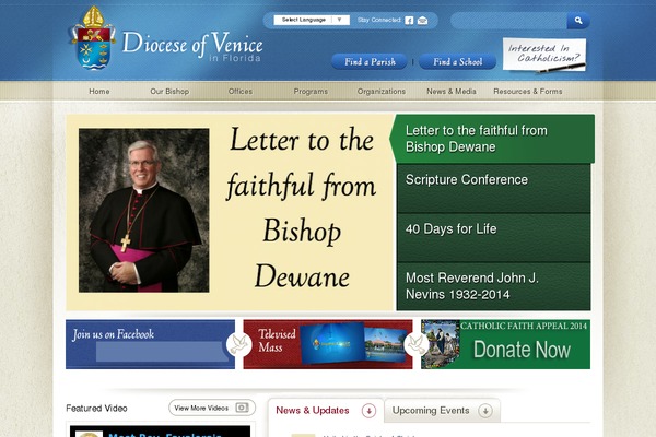 dioceseofvenice.org site used Dov2