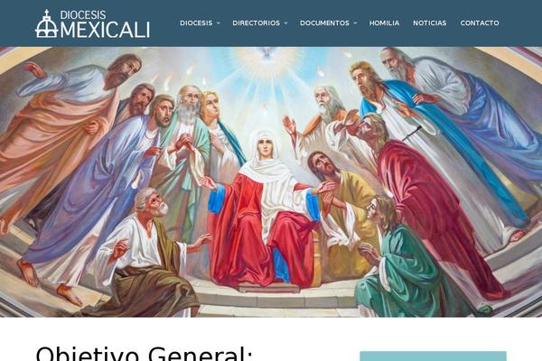 diocesisdemexicali.org site used Upthemes-onechurch