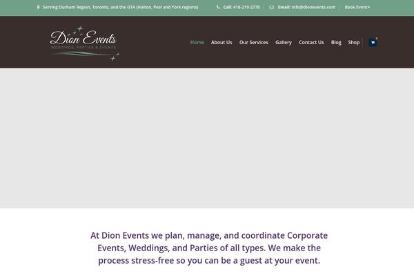 dionevents.com site used Presentup