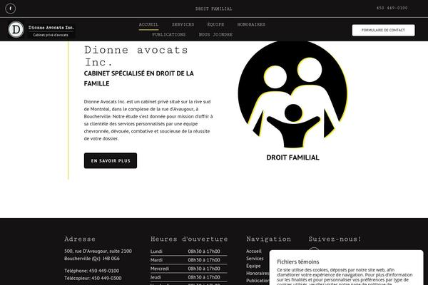 WordPress website example screenshot