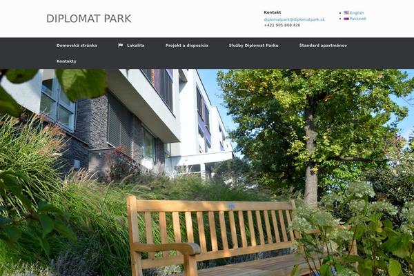 Vantage theme site design template sample
