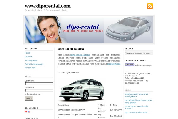 diporental.com site used Neoclassical