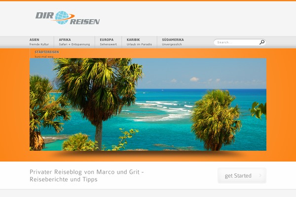 dir-reisen.de site used Creativebox