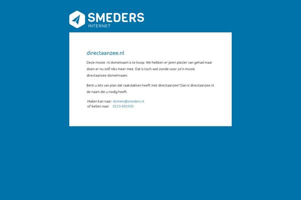 directaanzee.nl site used Smeders