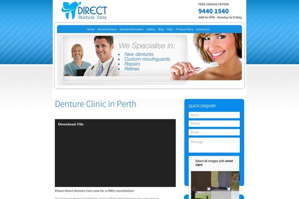 directdenturecare.com.au site used Direct-denture-care