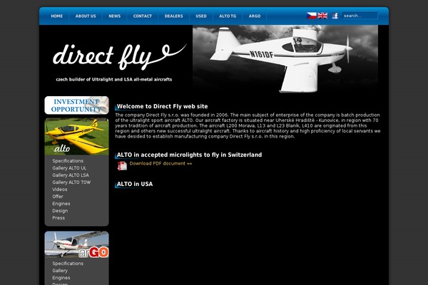 directfly.cz site used KALLYAS Child