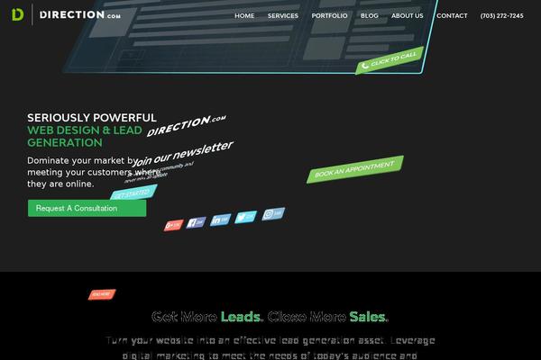 WordPress website example screenshot