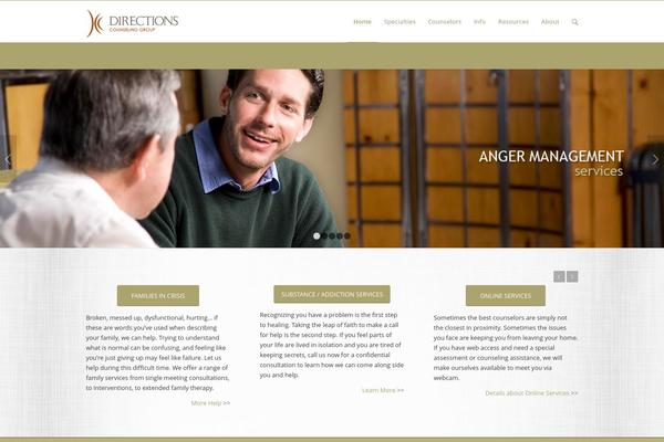 Enfold theme site design template sample