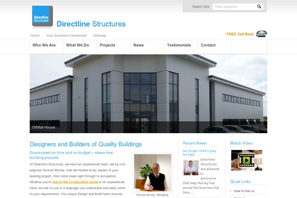 directlinestructures.co.uk site used Directline