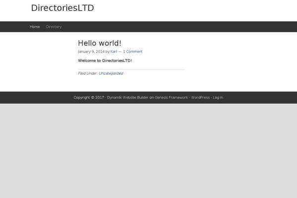 directoriesltd.com site used Dynamik Gen