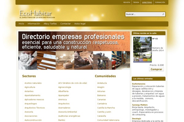 directorio-ecohabitar.org site used Ecohabitar