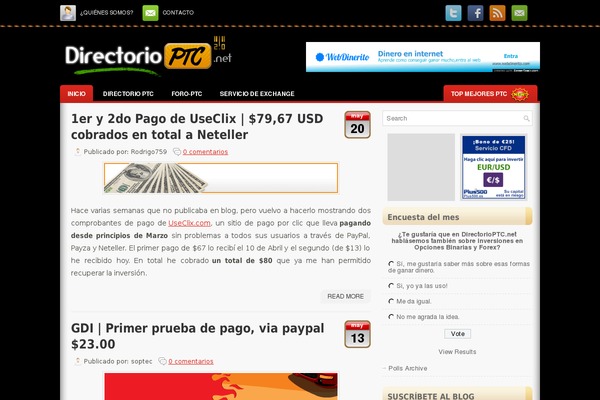 Blogpro theme websites examples