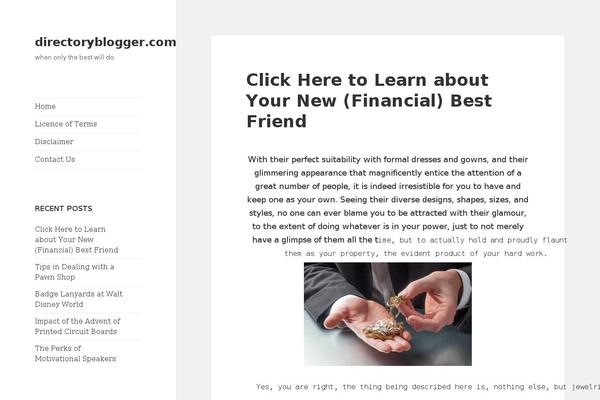 Twenty Fifteen theme site design template sample