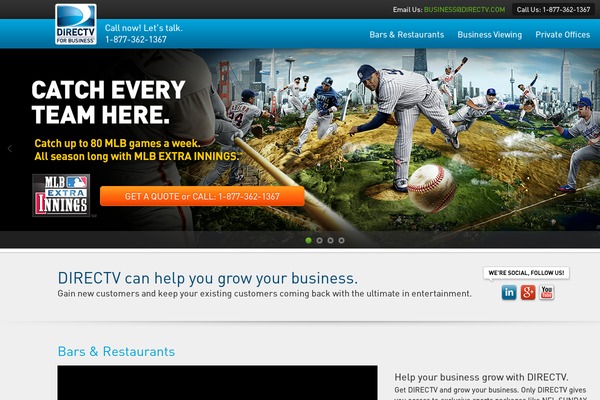 directvbusiness.com site used Directv