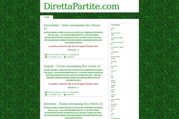 direttapartite.com site used Green-grass