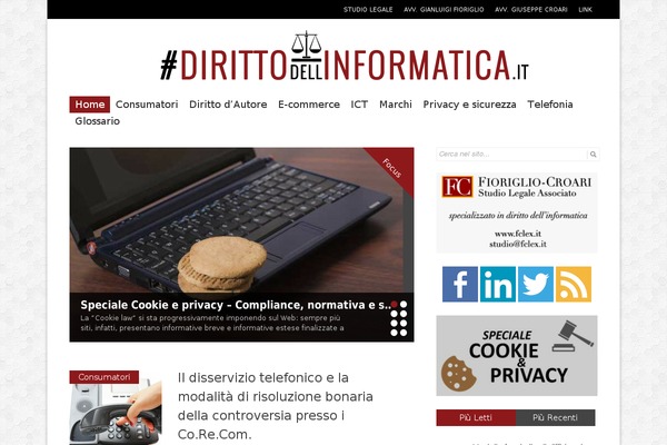 dirittodellinformatica.it site used Teluro