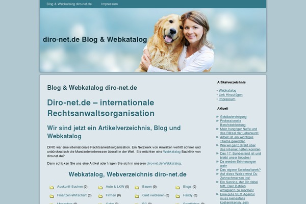 diro-net.de site used Webkatalog