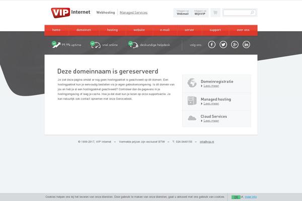 dirtbicycle.nl site used Vipinternethomepage