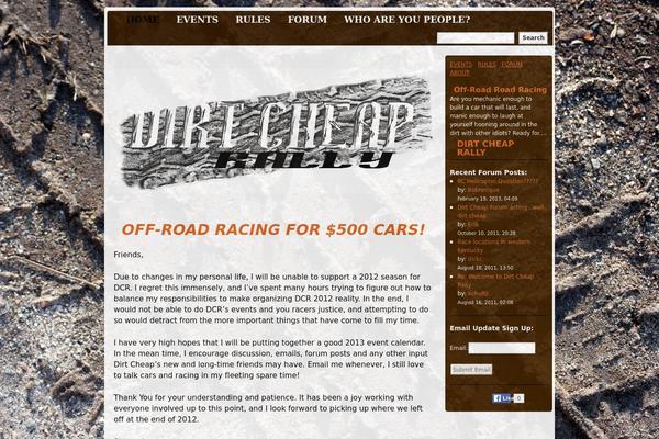 WordPress website example screenshot