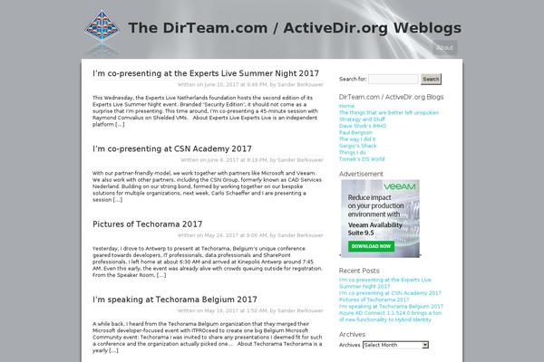 dirteam.com site used Dirteam-twentysixteen