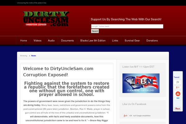 dirtyunclesam.com site used Wow-blog