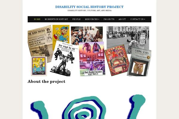 disabilityhistory.org site used Museo