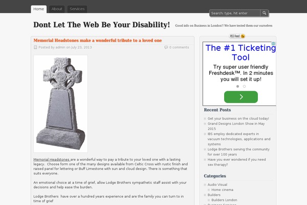 disabilitynet.co.uk site used Tantric-new