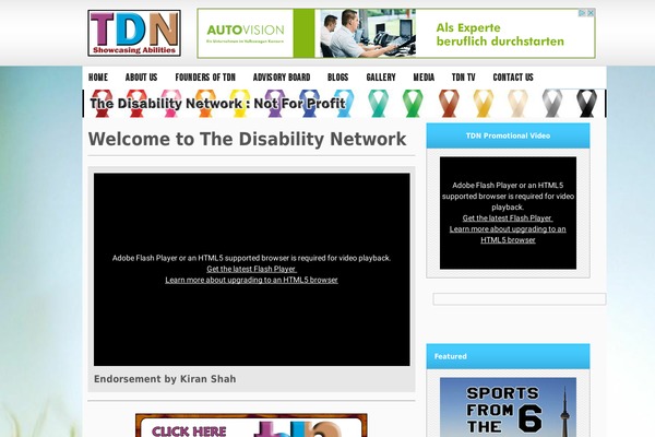 disabilitynetwork.ca site used Oasis
