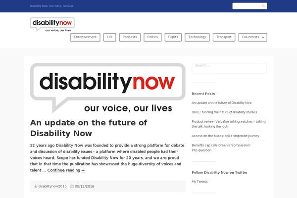 WordPress website example screenshot