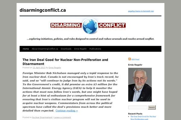disarmingconflict.ca site used Disarmingconflict