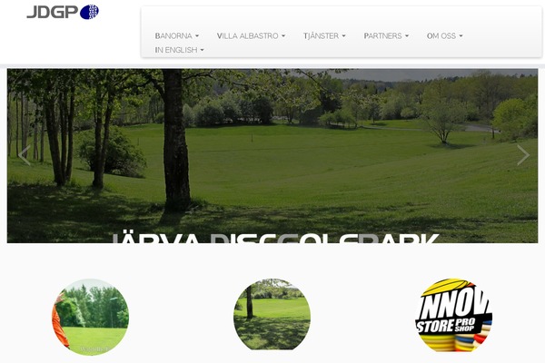 discgolfpark.com site used Customizr