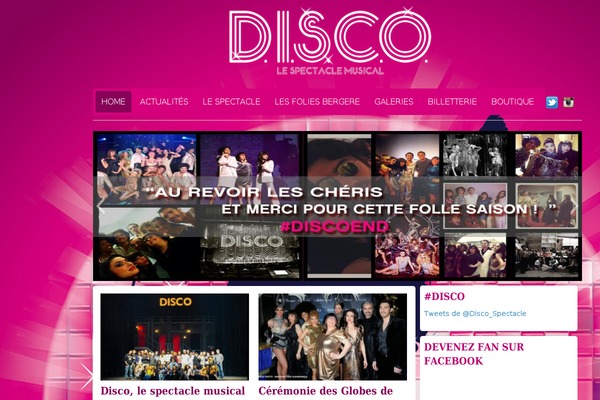 disco-lespectacle.fr site used Disco