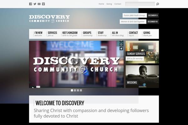 Resurrect theme site design template sample