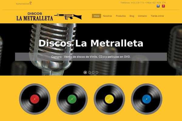 discoslametralleta.com site used Vinilo