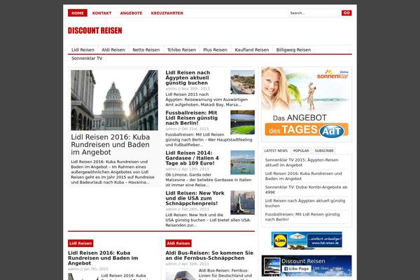 WordPress website example screenshot