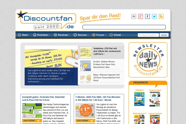 discountfan.de site used Discountfan2