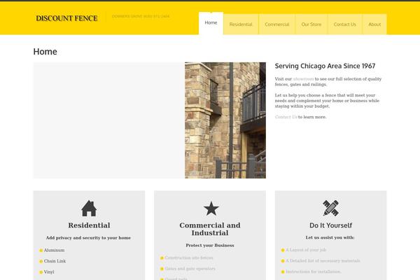 YellowProject theme site design template sample