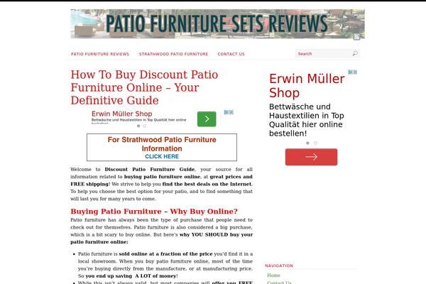 Platform theme site design template sample