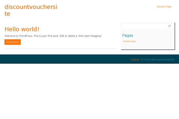 WordPress website example screenshot