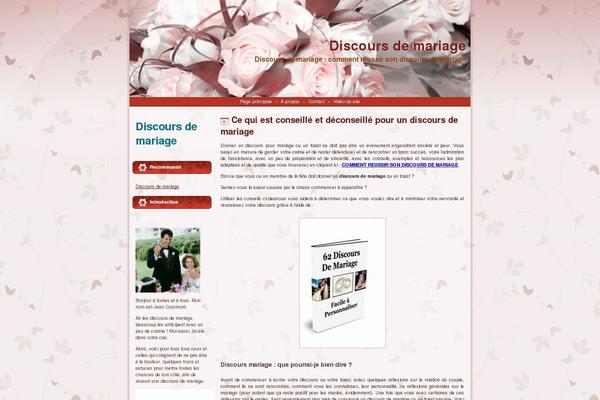 discoursdemariage.org site used Wedding_flowers