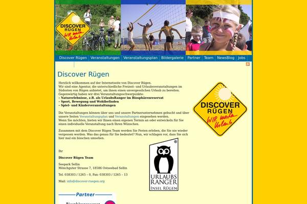 discover-ruegen.org site used Discover2