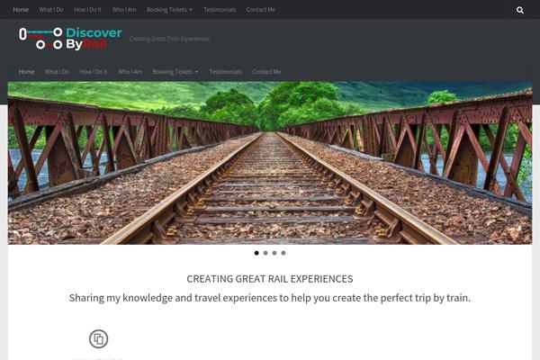 Hueman theme site design template sample