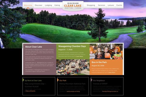 discoverclearlake.com site used Dcl