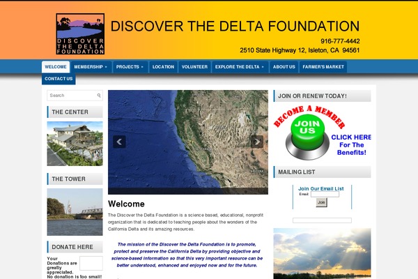 discoverthedelta.org site used Educationtime