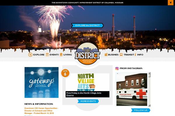 Site using District plugin