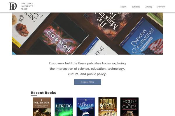 discoveryinstitutepress.com site used Dipress