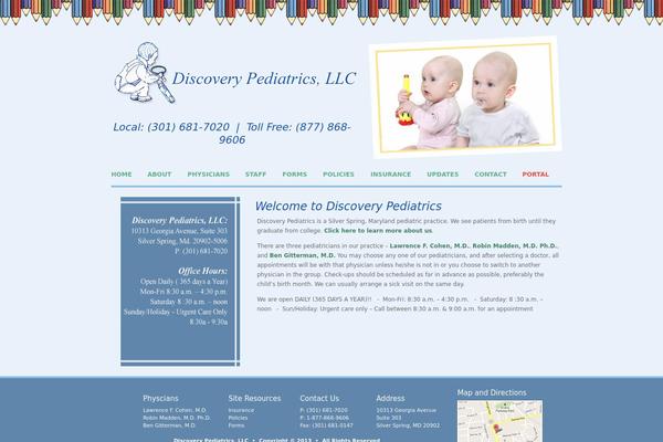 Toolbox theme site design template sample