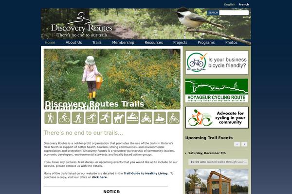 discoveryroutes.ca site used Discoverytheme