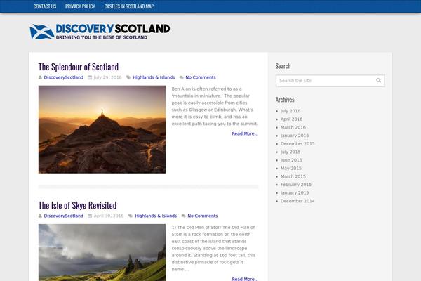 discoveryscotland.com site used Truepixel2