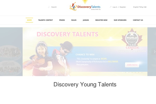 discoverytalents.com site used Bonita
